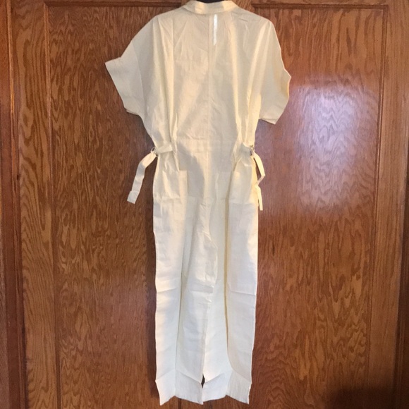 Levis Premium Cotton Lorelei Jumpsuit in Transparent Yellow utilitarian Size XL - Picture 10 of 12